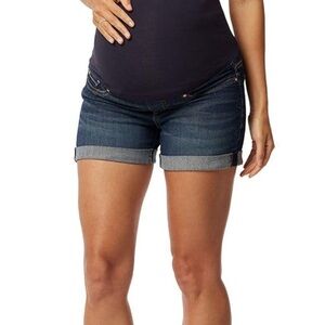 Signature by Levi Strauss Maternity Blue Jean Shorts